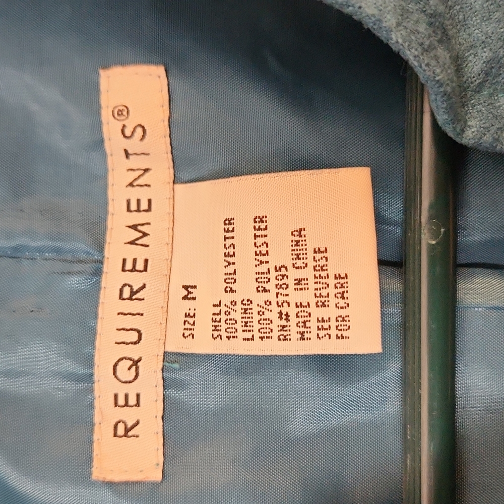 Requirements Ruffle front zip jacket - Picture 5 of 8